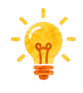 Creativity lightbulb